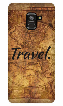 Travel Mobile Back Case for Galaxy A5 (2018) (Design - 375)