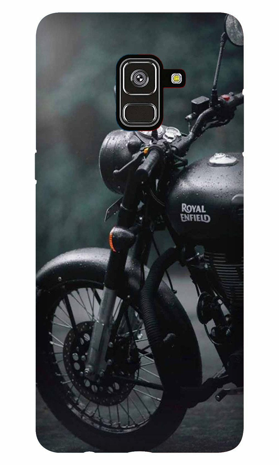 Royal Enfield Mobile Back Case for Galaxy A6   (Design - 380)