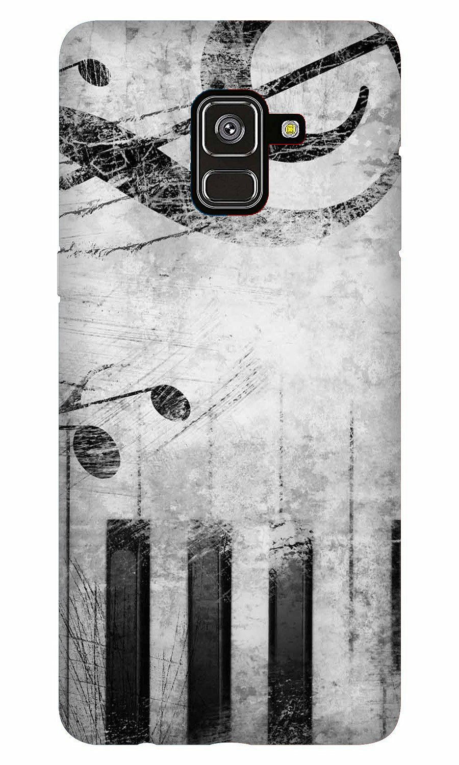 Music Mobile Back Case for Galaxy J6 / On6   (Design - 394)