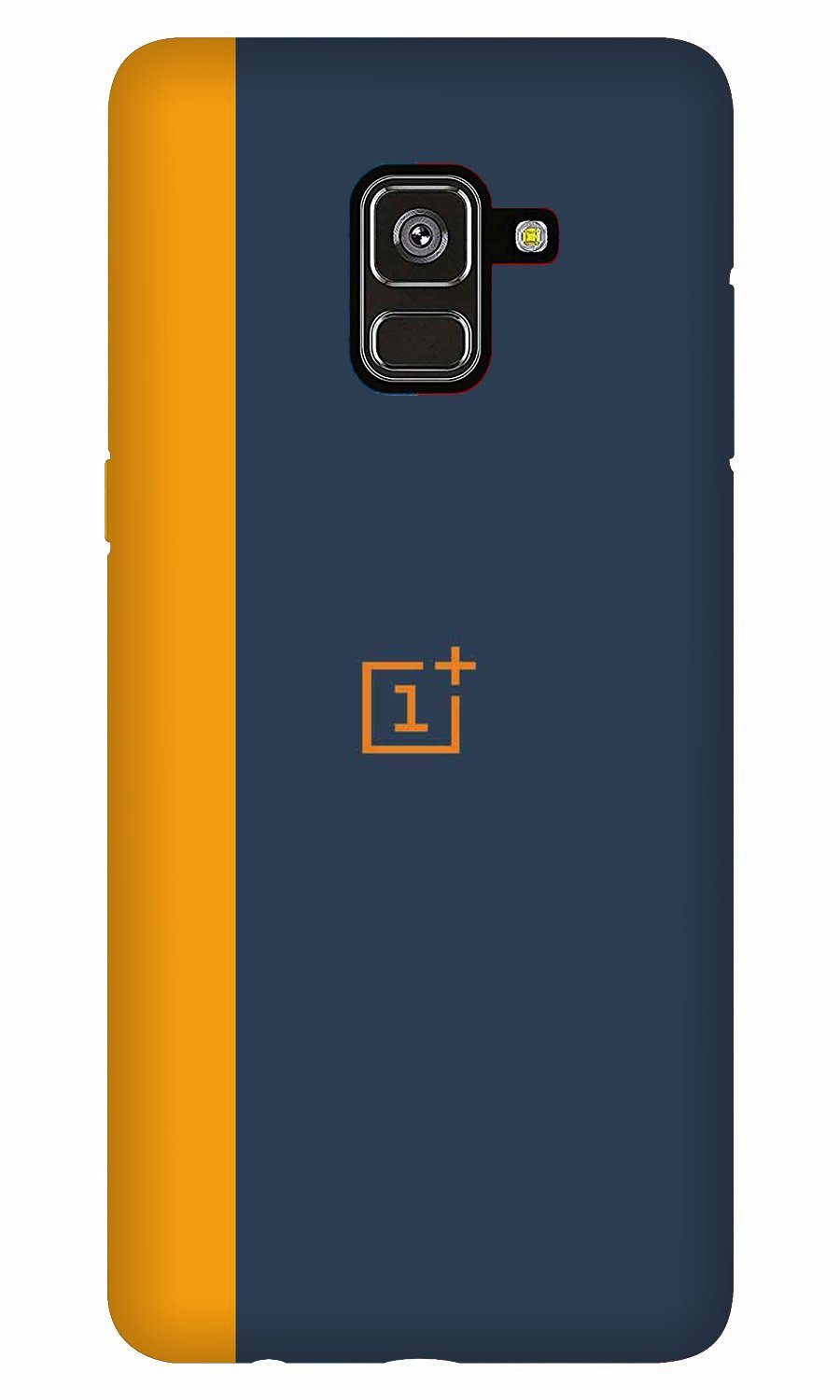 Oneplus Logo Mobile Back Case for Galaxy A8 Plus   (Design - 395)