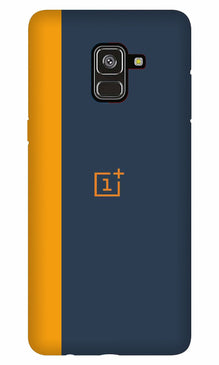 Oneplus Logo Mobile Back Case for Galaxy A5 (2018) (Design - 395)