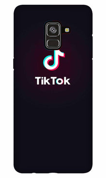 Tiktok Mobile Back Case for Galaxy A8 Plus   (Design - 396)