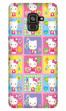 Kitty Mobile Back Case for Galaxy A8 Plus   (Design - 400)