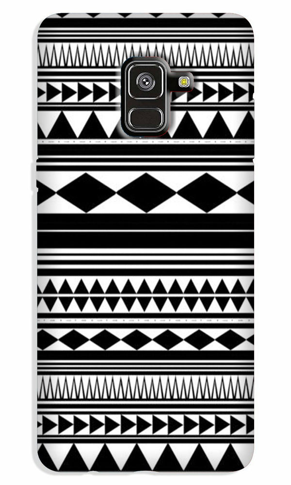 Black white Pattern Case for Galaxy A8 Plus