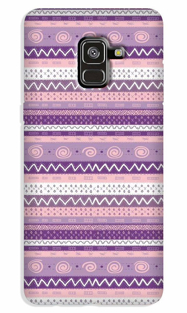 Zigzag line pattern3 Case for Galaxy A8 Plus