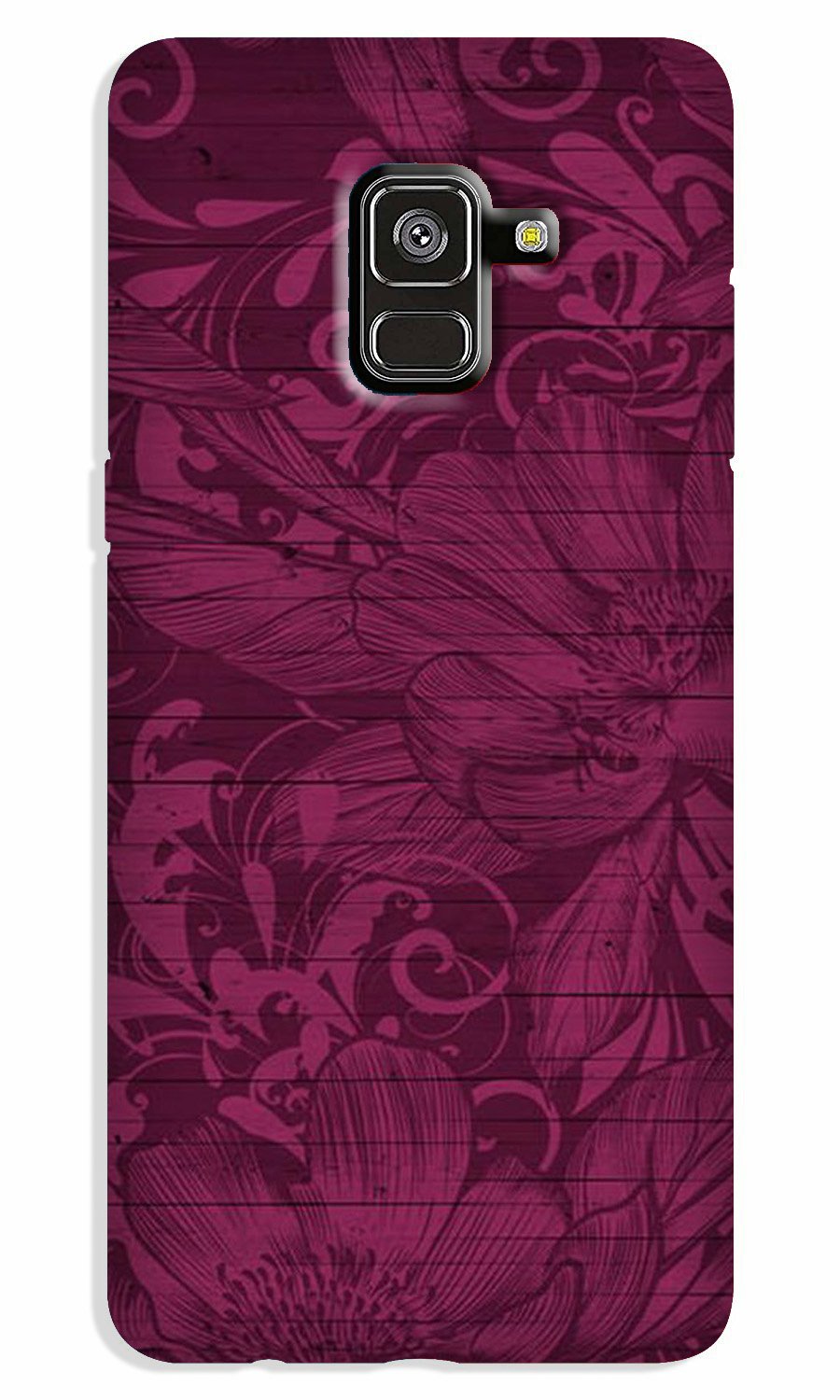 Purple Backround Case for Galaxy A8 Plus