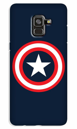 Captain America Case for Galaxy A8 Plus