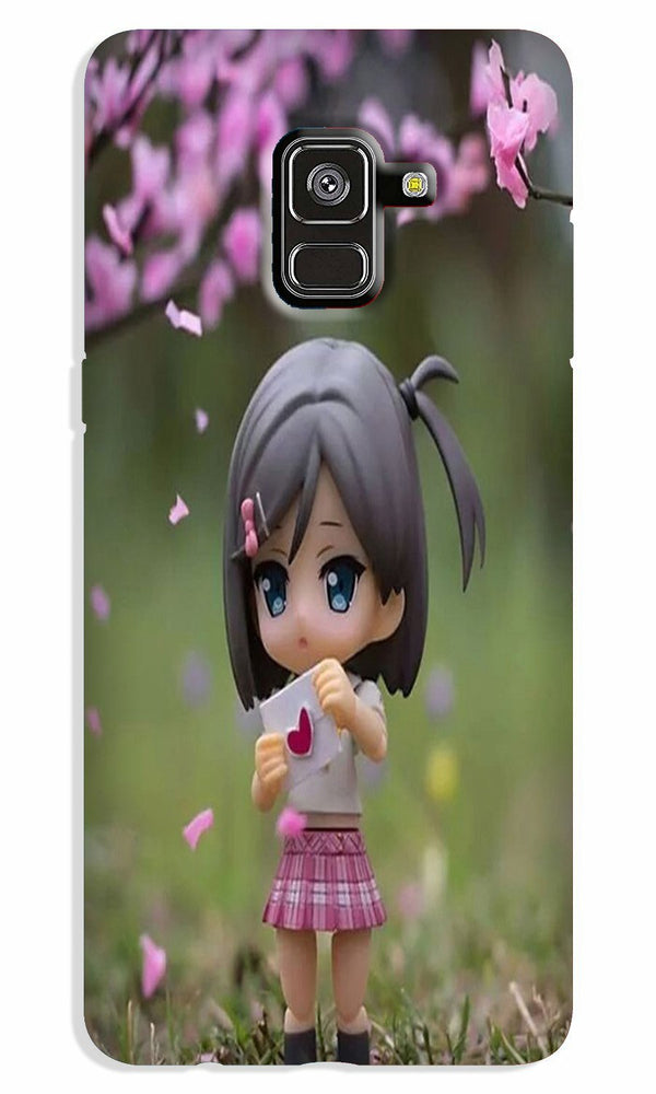 Cute Girl Case for Galaxy A8 Plus