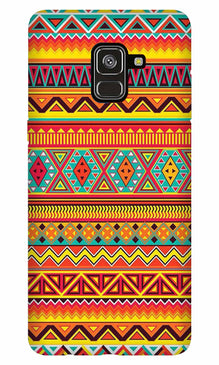 Zigzag line pattern Case for Galaxy A8 Plus