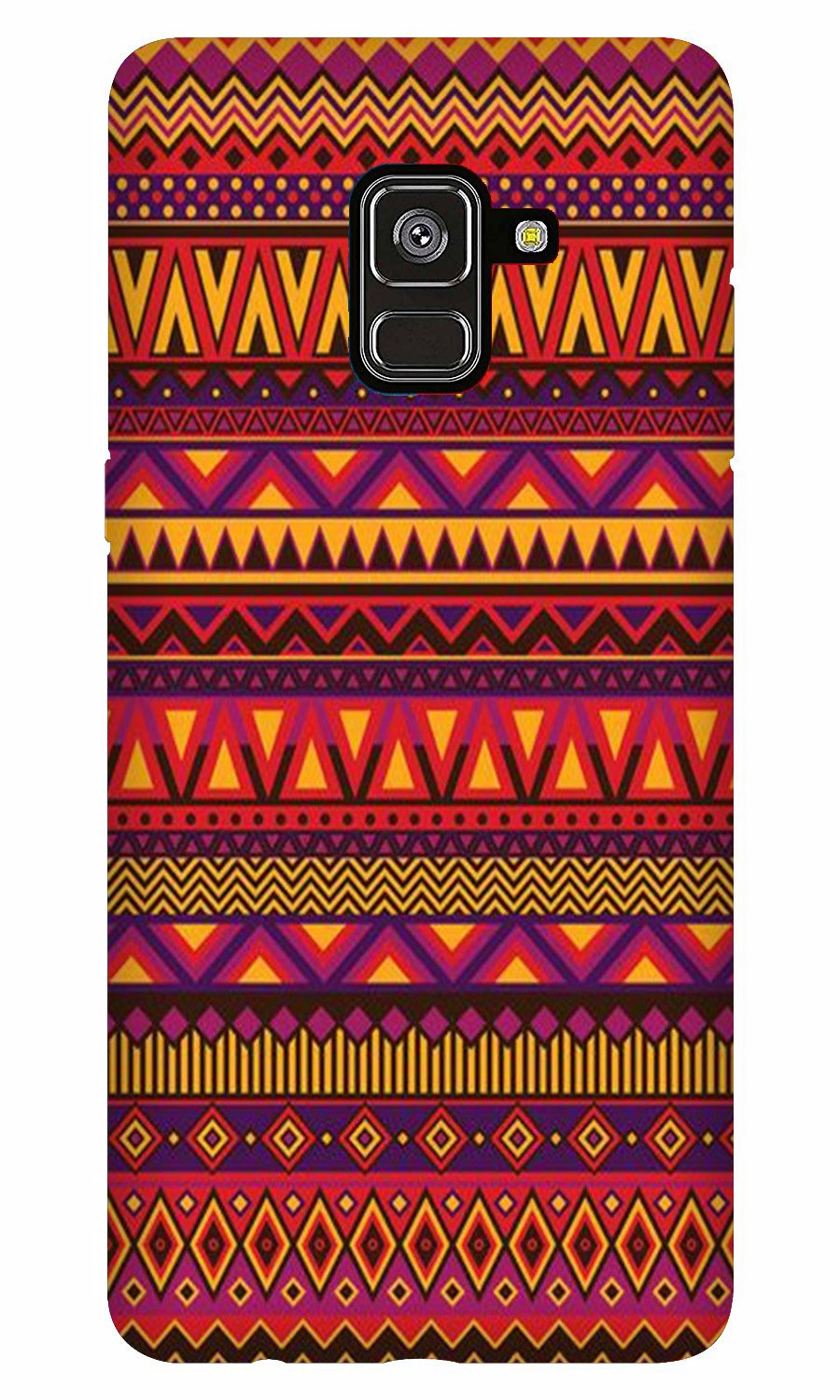 Zigzag line pattern2 Case for Galaxy A8 Plus