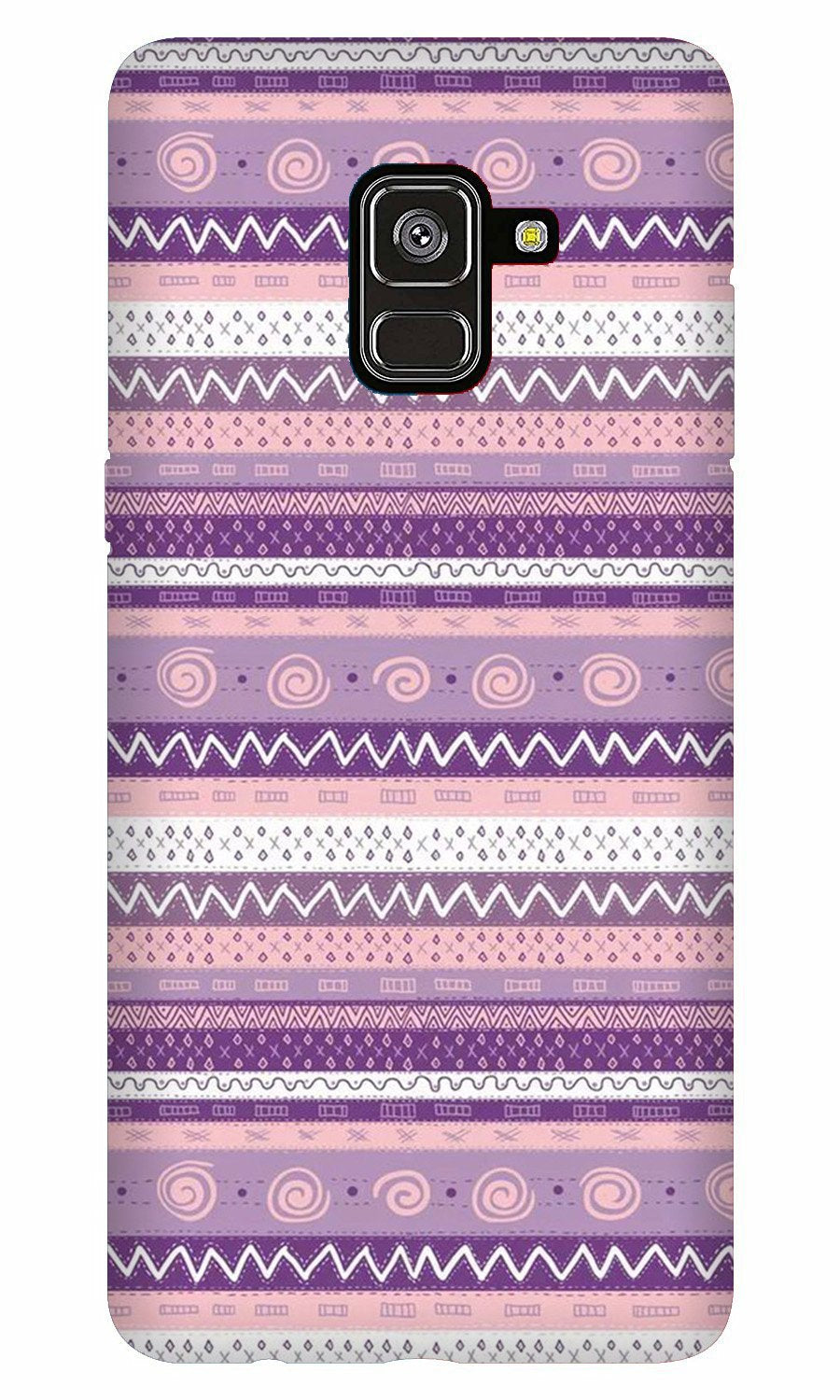 Zigzag line pattern3 Case for Galaxy A8 Plus