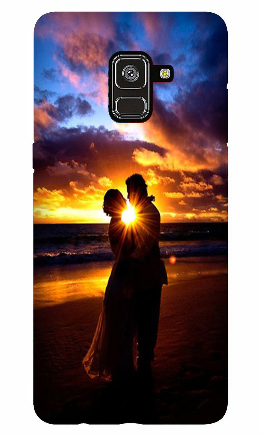 Couple Sea shore Case for Galaxy A8 Plus