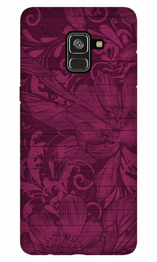 Purple Backround Case for Galaxy A8 Plus