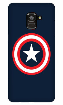 Captain America Case for Galaxy A8 Plus