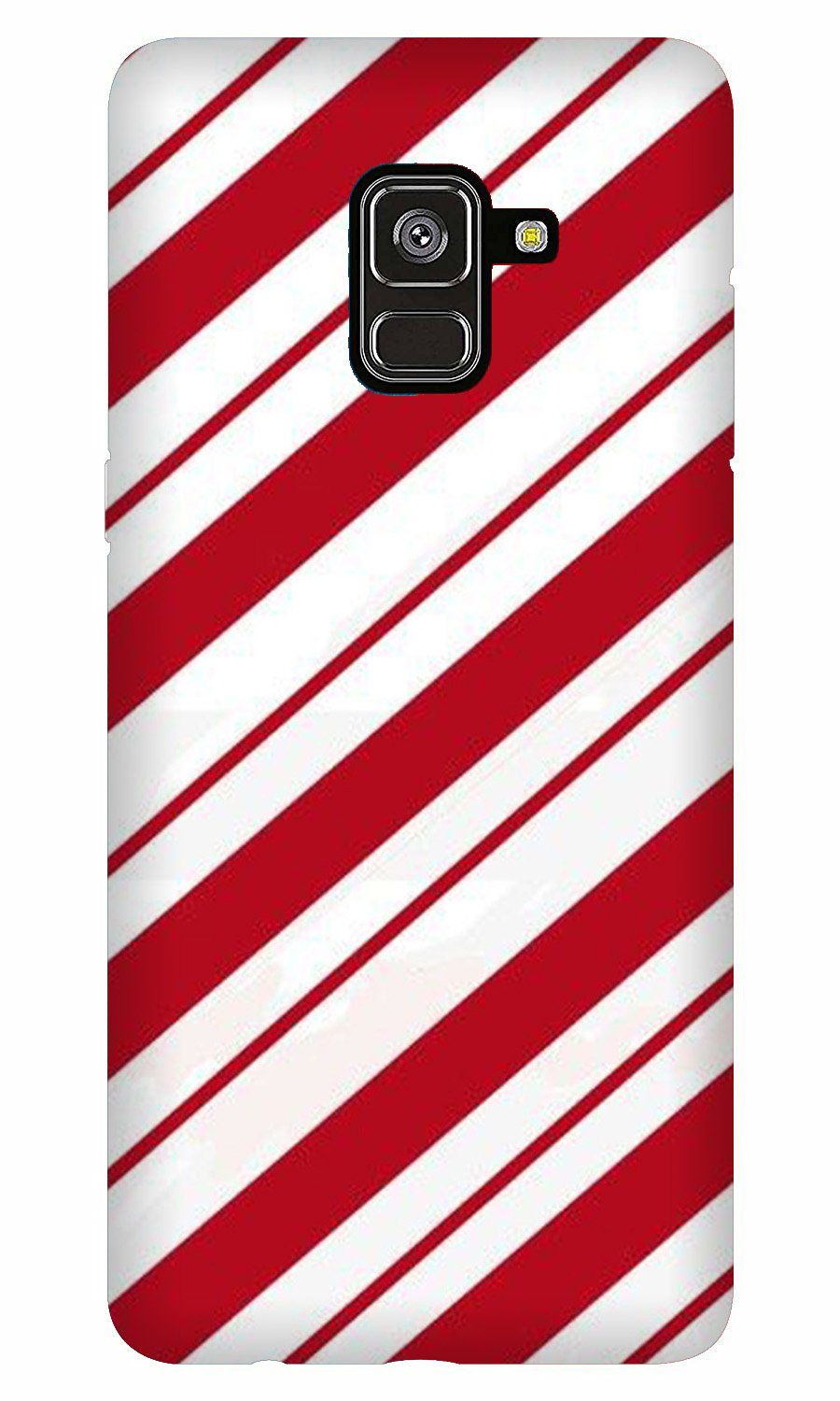 Red White Case for Galaxy A8 Plus
