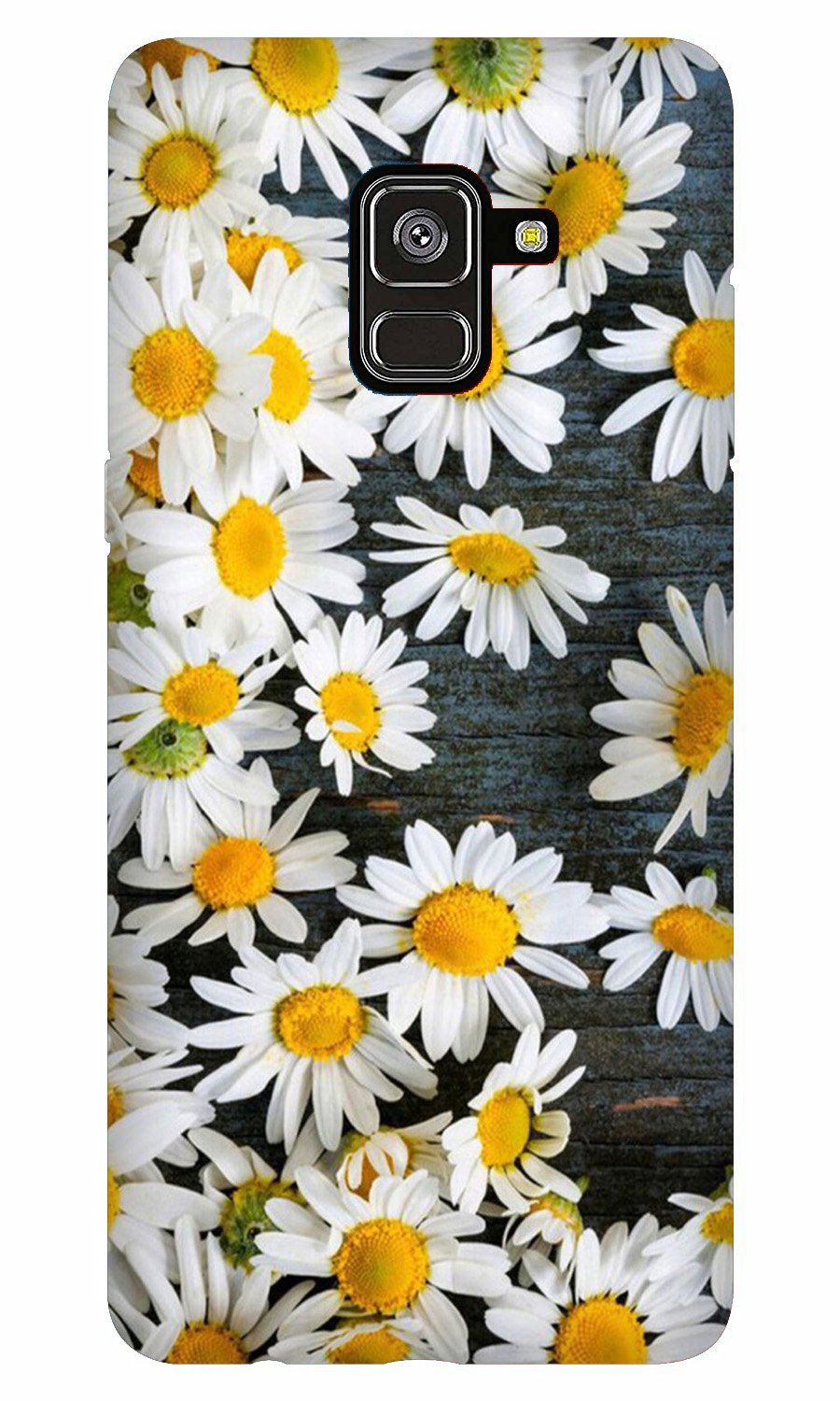 White flowers2 Case for Galaxy A8 Plus