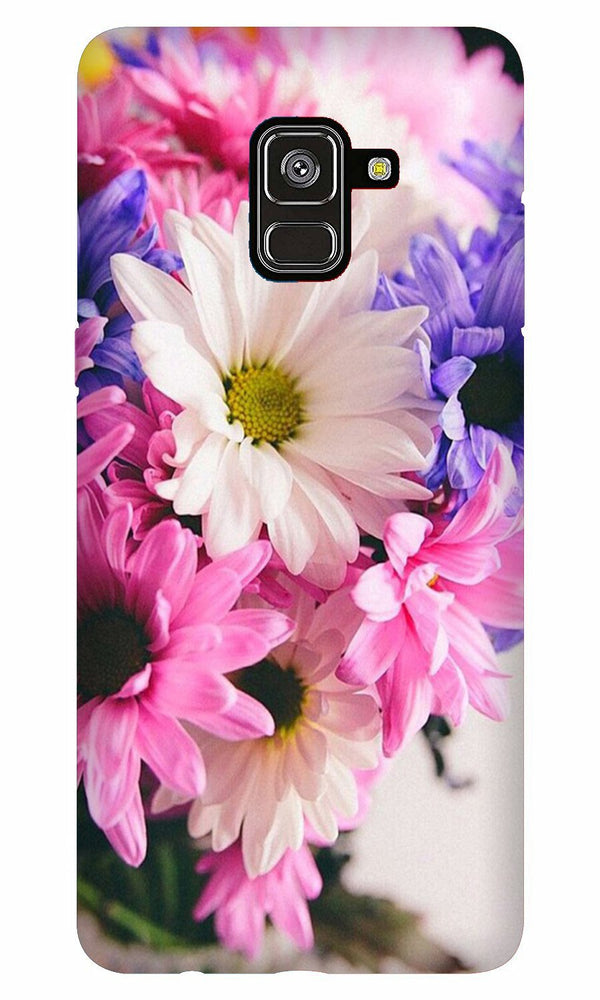Coloful Daisy Case for Galaxy A8 Plus