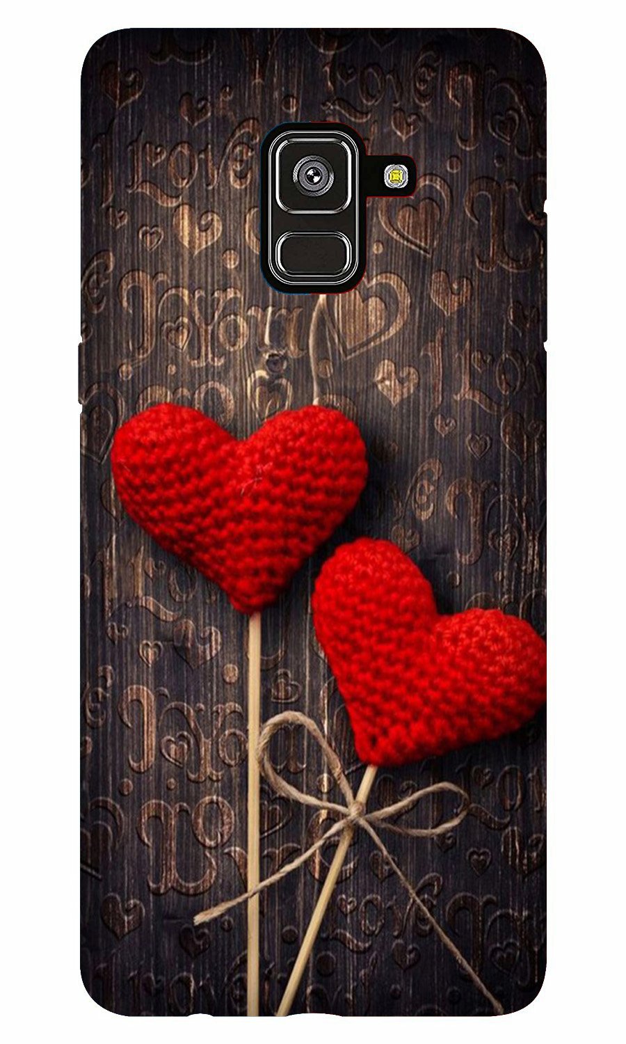 Red Hearts Case for Galaxy A8 Plus