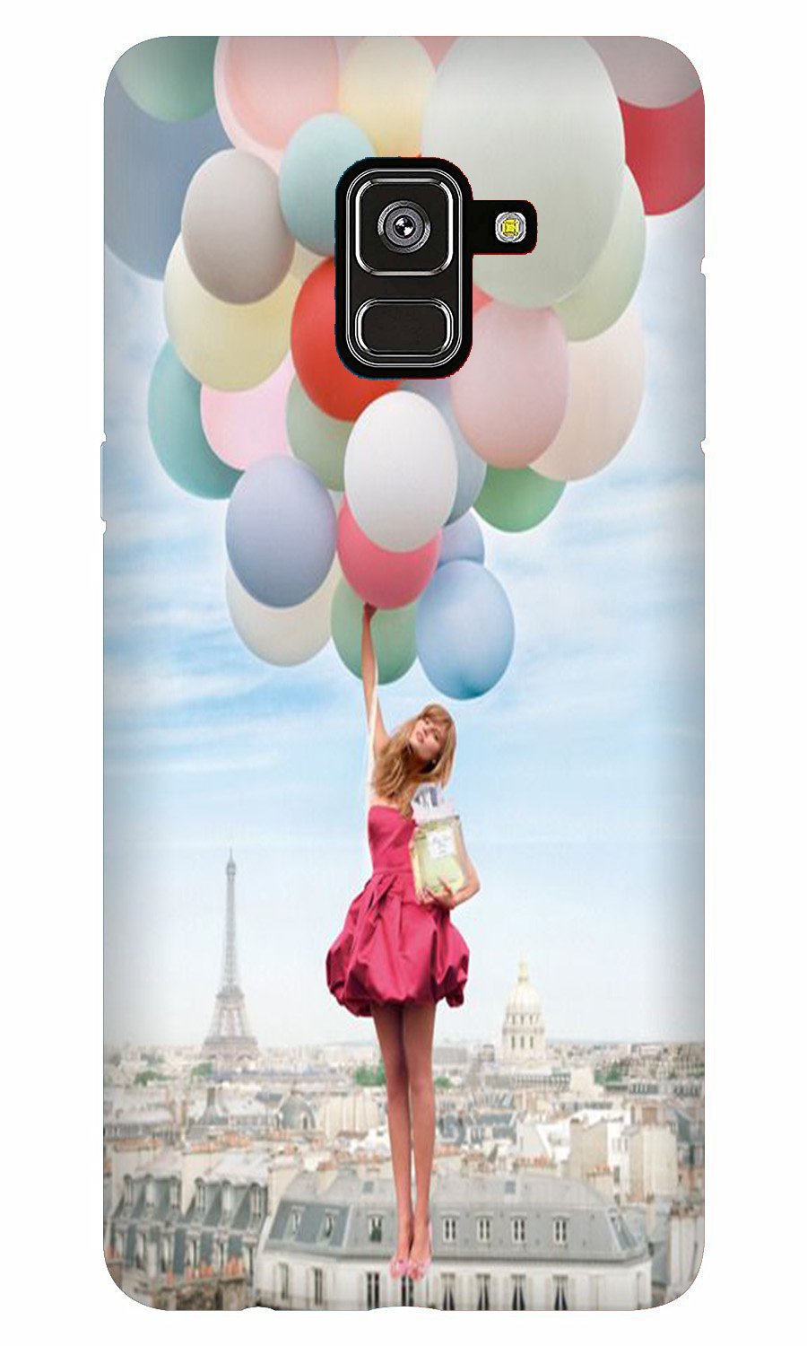 Girl with Baloon Case for Galaxy A8 Plus