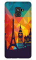 Eiffel Tower2 Case for Galaxy A8 Plus