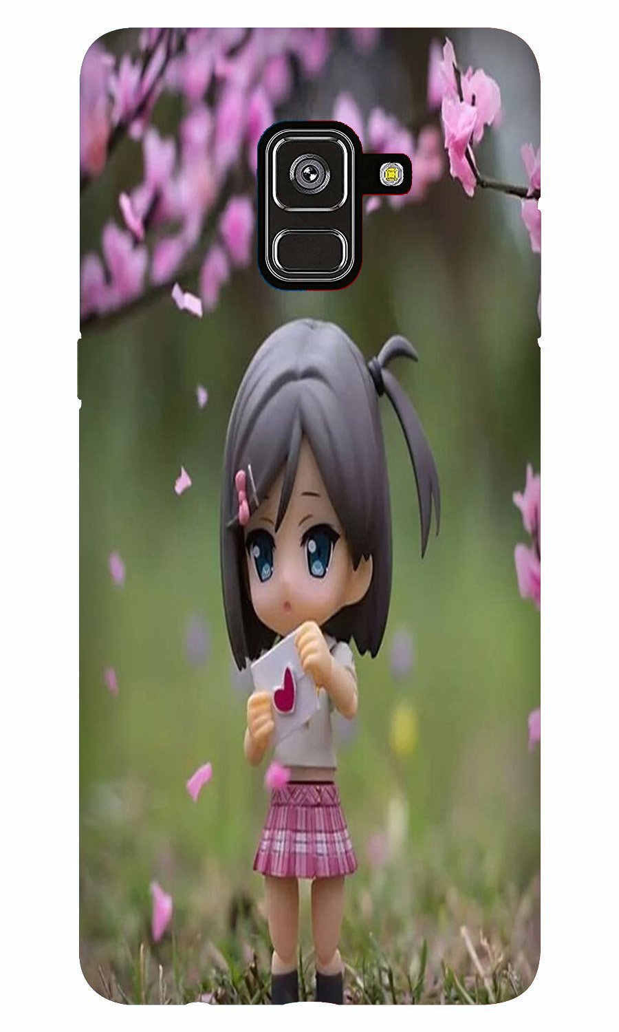 Cute Girl Case for Galaxy A8 Plus