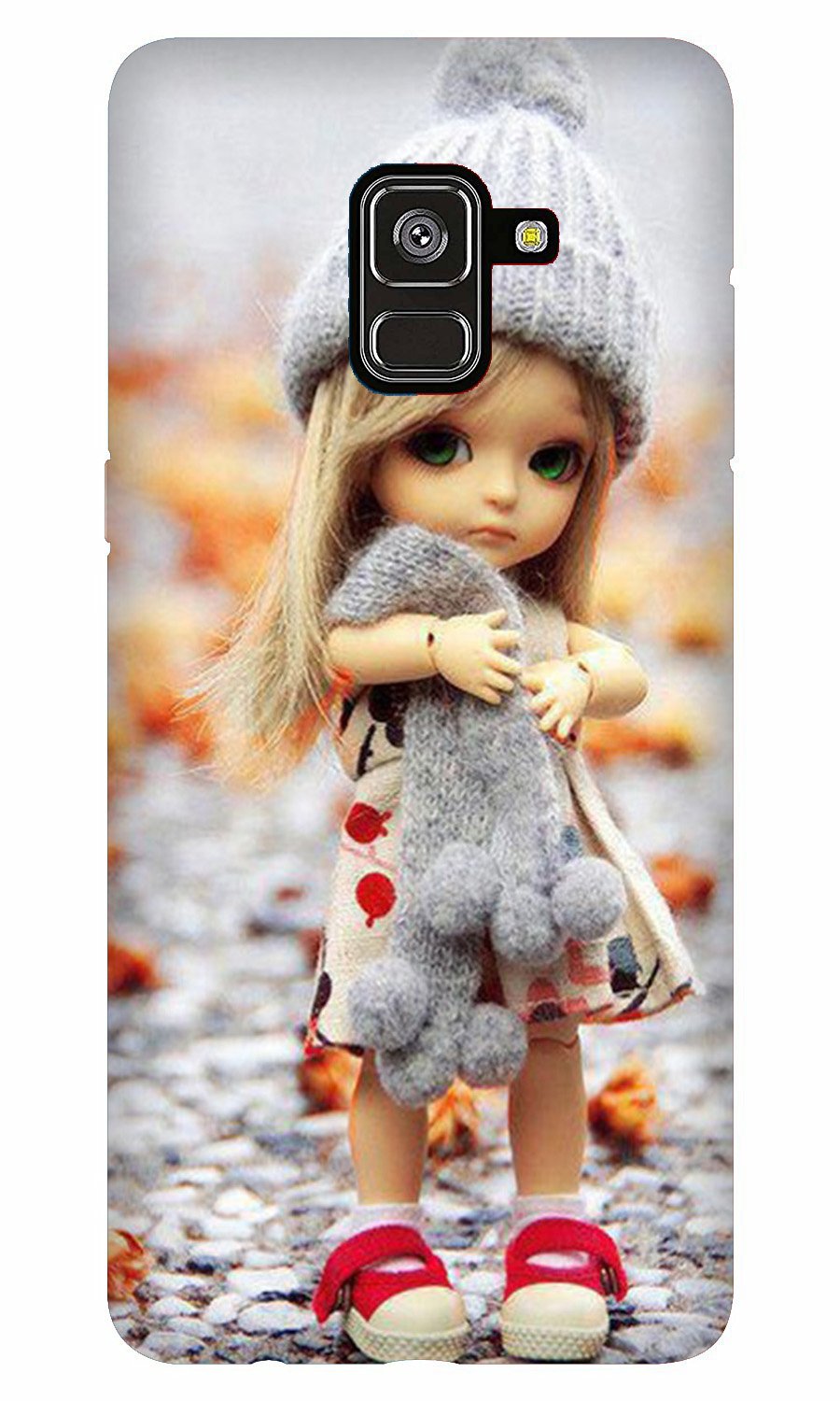 Cute Doll Case for Galaxy A8 Plus