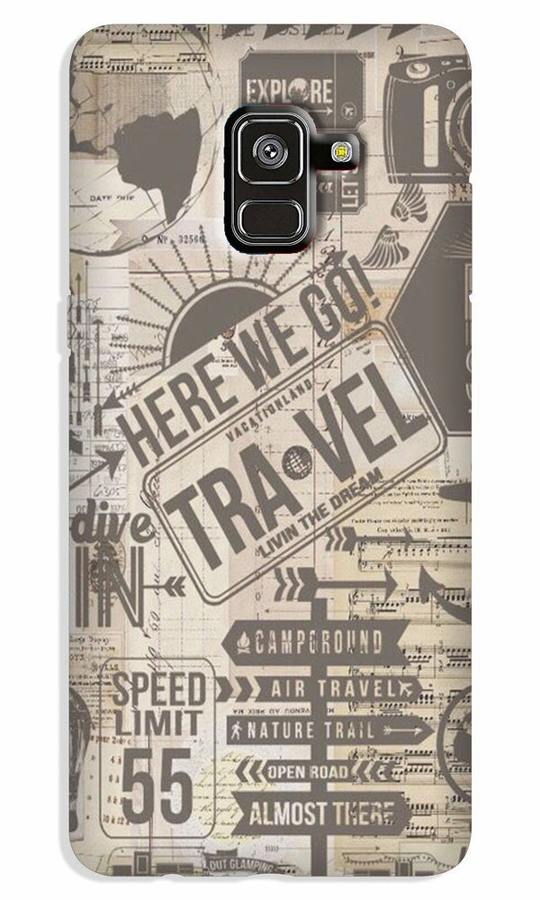 Travel Case for Galaxy A5 (2018)  (Design - 104)