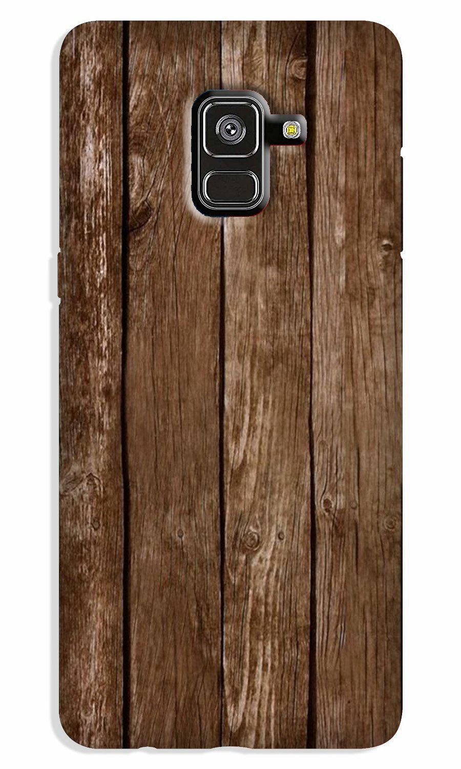 Wooden Look Case for Galaxy A8 Plus  (Design - 112)
