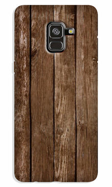 Wooden Look Case for Galaxy A8 Plus  (Design - 112)