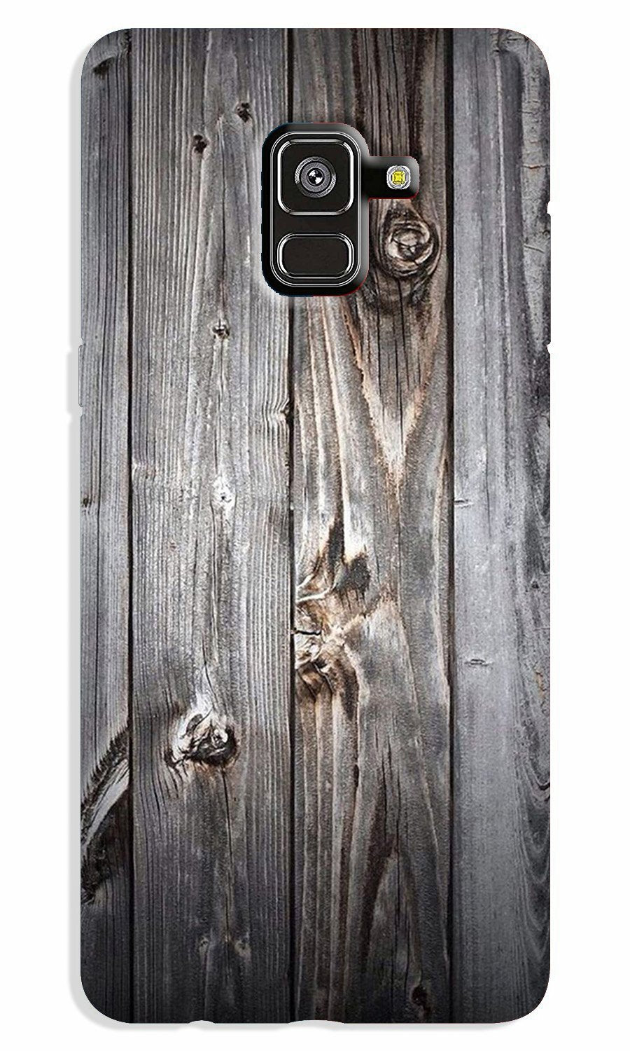 Wooden Look Case for Galaxy A8 Plus  (Design - 114)
