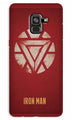 Iron Man Superhero Case for Galaxy A5 (2018)  (Design - 115)
