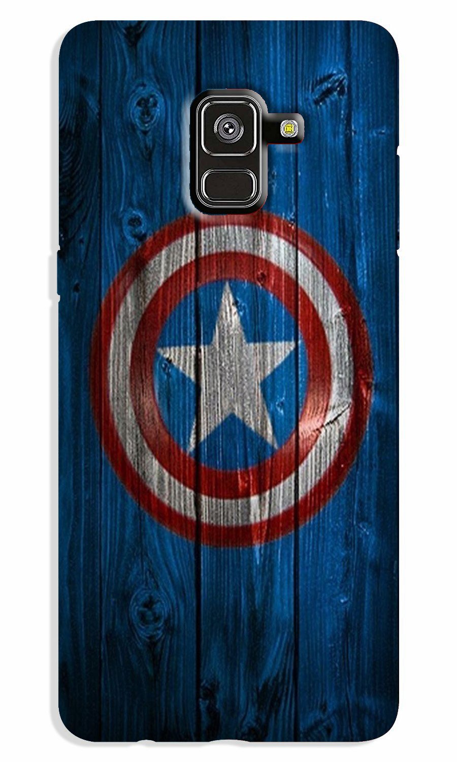 Captain America Superhero Case for Galaxy A5 (2018)(Design - 118)