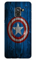 Captain America Superhero Case for Galaxy A5 (2018)  (Design - 118)