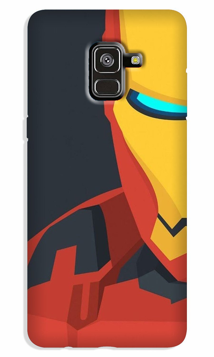 Iron Man Superhero Case for Galaxy A8 Plus  (Design - 120)