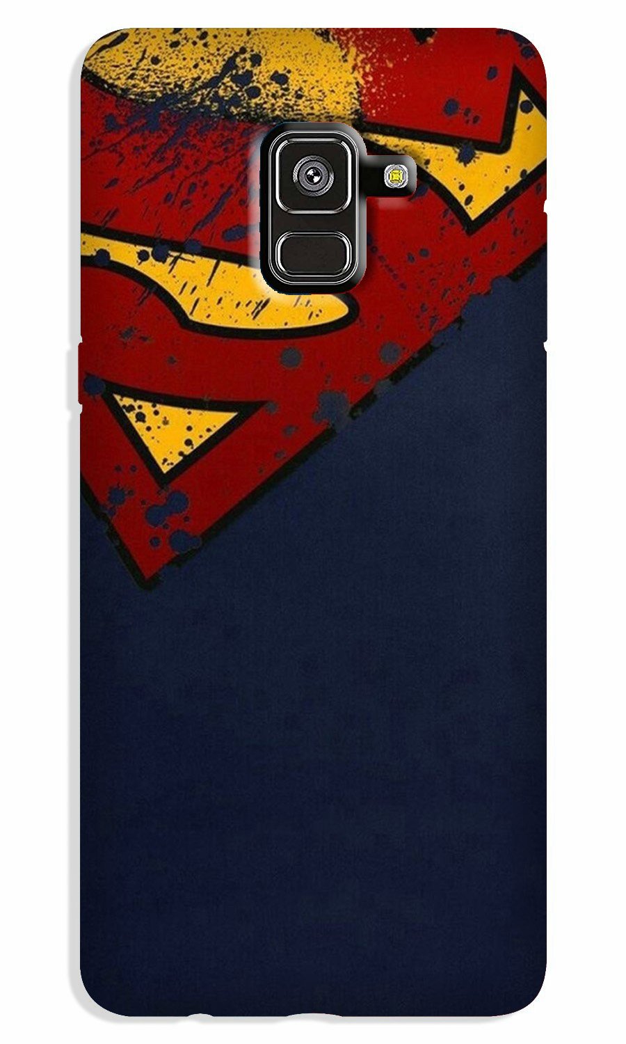 Superman Superhero Case for Galaxy A8 Plus  (Design - 125)