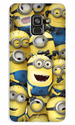 Minions Case for Galaxy A5 (2018)(Design - 127)