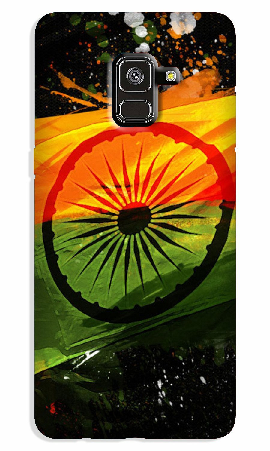 Indian Flag Case for Galaxy A8 Plus(Design - 137)