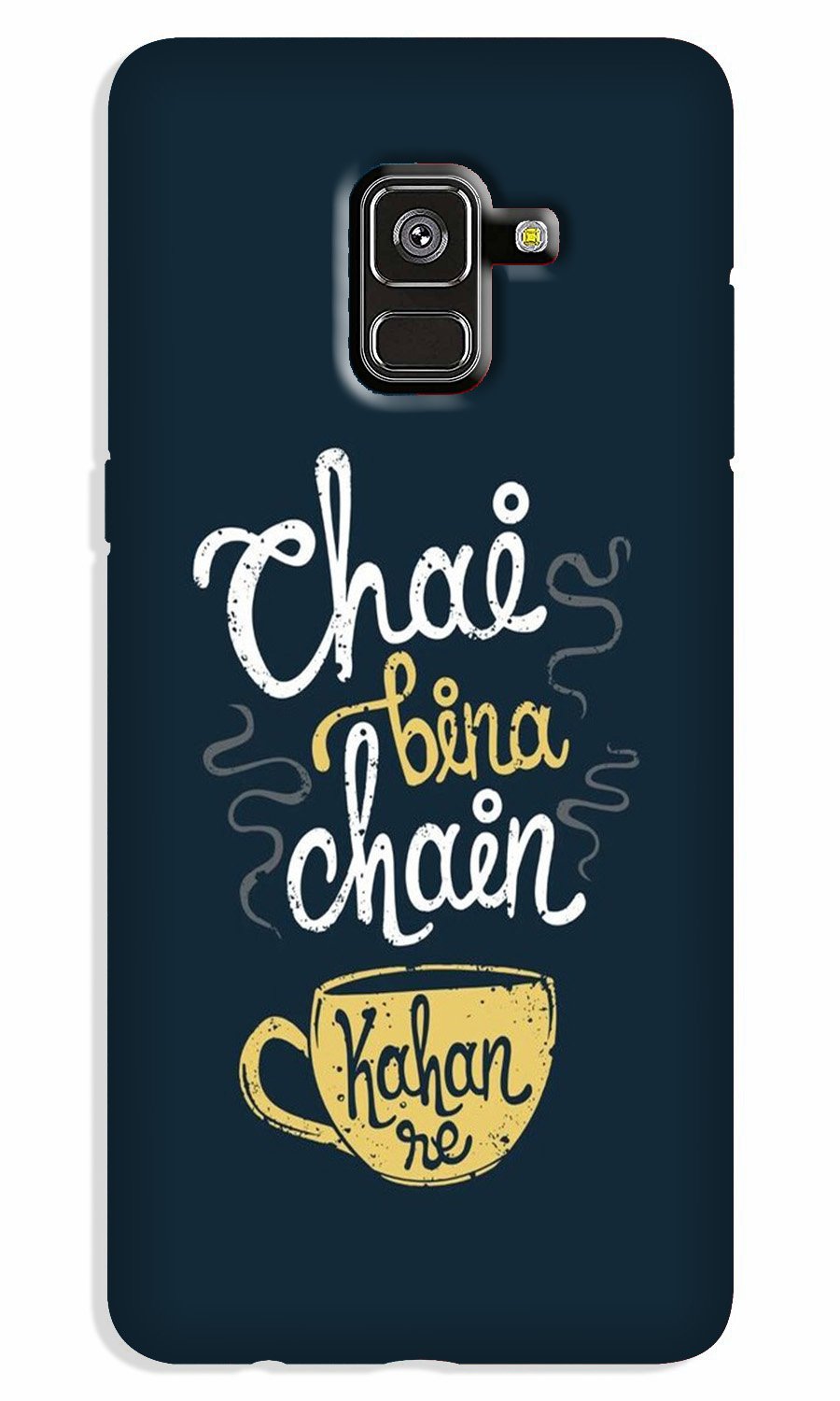 Chai Bina Chain Kahan Case for Galaxy A8 Plus  (Design - 144)