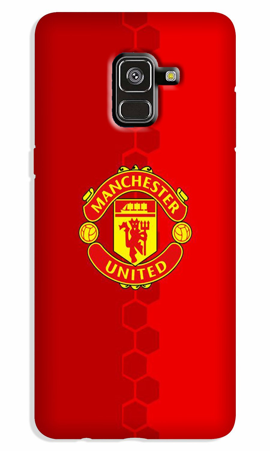 Manchester United Case for Galaxy A8 Plus  (Design - 157)