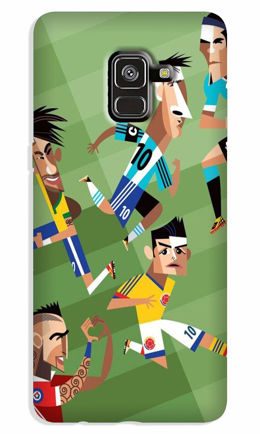 Football Case for Galaxy A5 (2018)  (Design - 166)