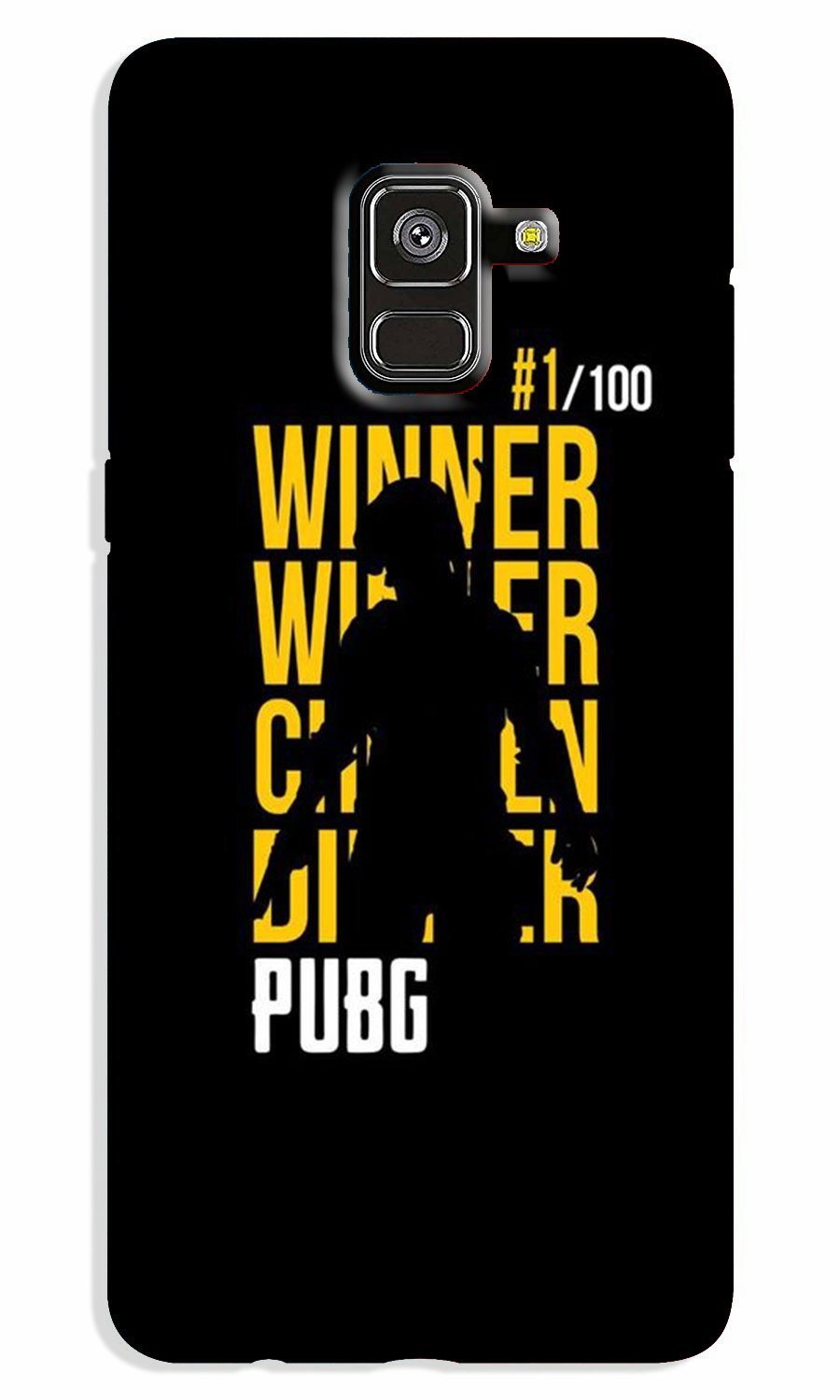 Pubg Winner Winner Case for Galaxy A8 Plus(Design - 177)