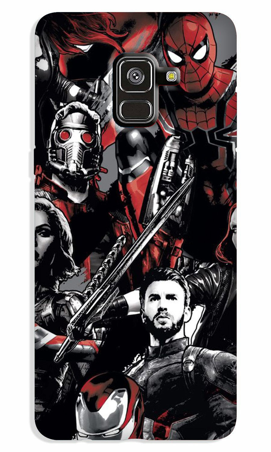 Avengers Case for Galaxy A8 Plus (Design - 190)