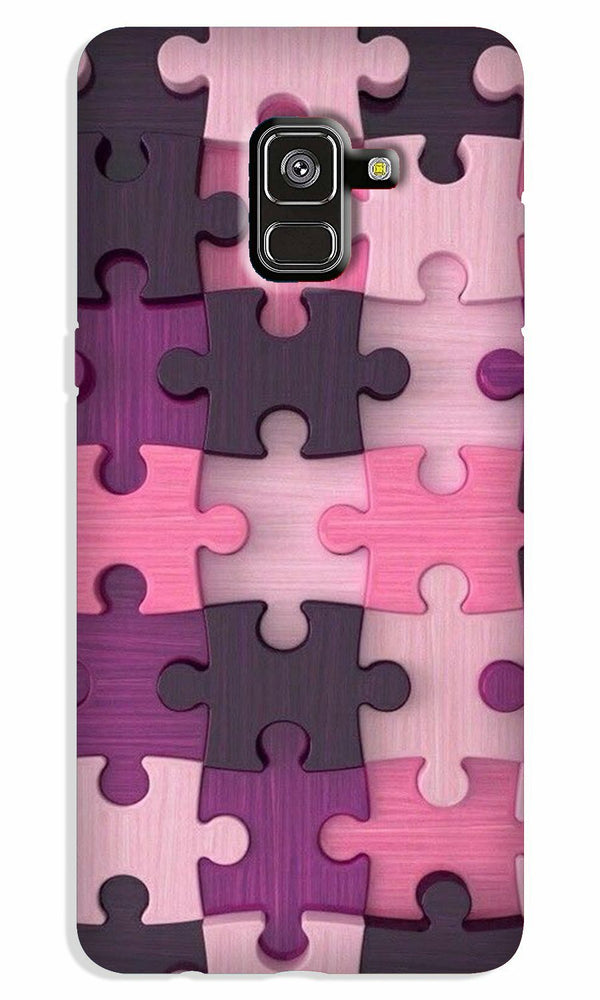 Puzzle Case for Galaxy A8 Plus (Design - 199)