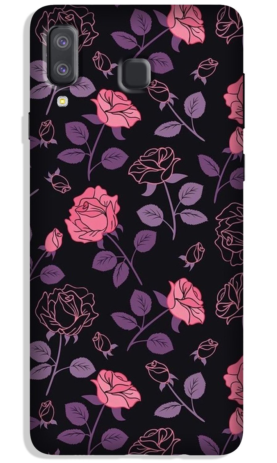 Rose Pattern Case for Galaxy A8 Star