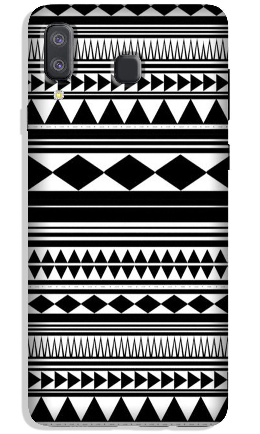 Black white Pattern Case for Galaxy A8 Star