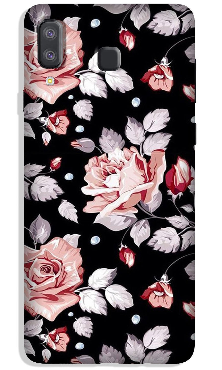Pink rose Case for Galaxy A8 Star