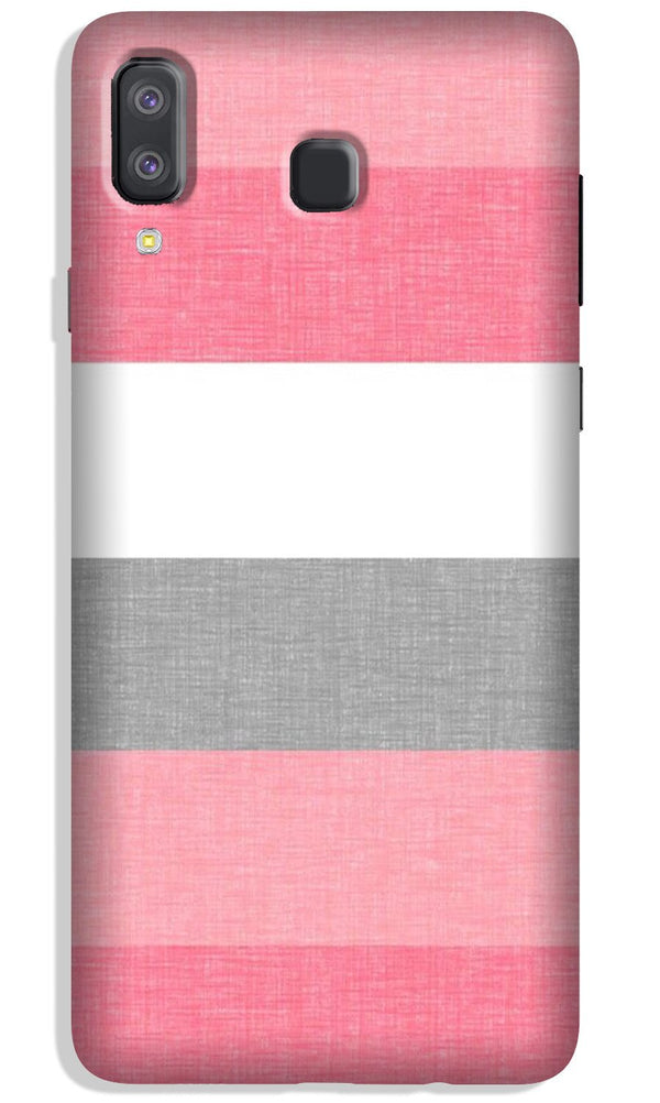 Pink white pattern Case for Galaxy A8 Star