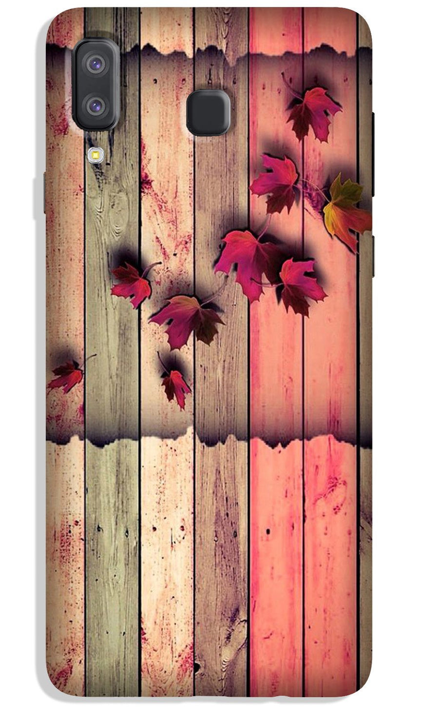 Wooden look2 Case for Galaxy A8 Star