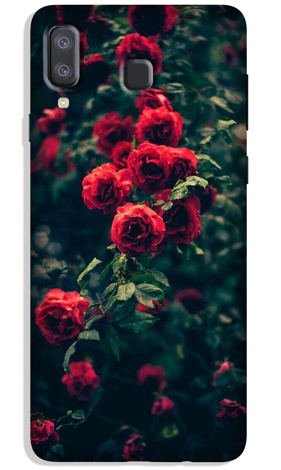 Red Rose Case for Galaxy A8 Star