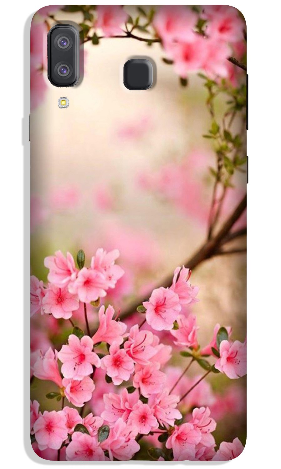 Pink flowers Case for Galaxy A8 Star